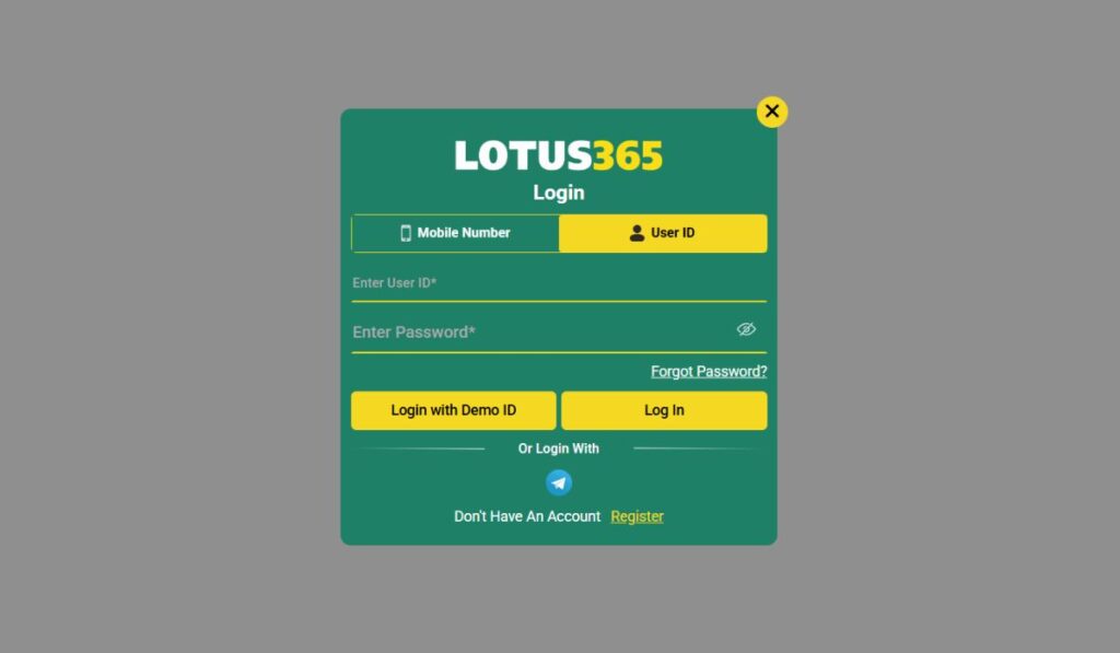 Lotus365 Login Guide